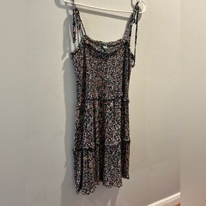 Coldwater Creek Multicolor Floral Midi Dress